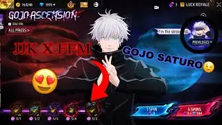 JJK X FFM😍. NEW GOJO SATURO'S BUNDLE ONLY IN 2000 DIAMONDS 💎 ✨️. MUST WATCH ⌚️