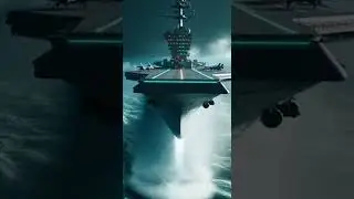 Steel Leviathan Rises 🌊 | Futuristic Aircraft Carrier in Action #SteelLeviathan #FuturisticAircraft