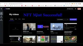 How to Mint a Video NFT in Joystream Blockchain