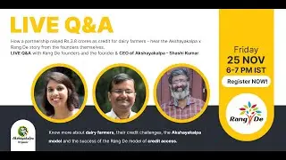 Q&A with Shashi Kumar - Akshayakalpa Organic   | Rang De | Social Investing