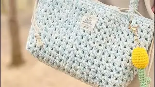 How to Crochet a Stylish Bag | Easy Step-by-Step Tutorial for Beginners 