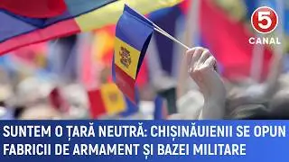 Suntem o țară neutră: Chișinăuienii se opun fabricii de armament și bazei militare