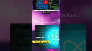 REACT-js Portfolio website #reactapp #react #jsx #js #reactjsdeveloper #javascriptframework