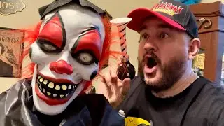 LOWES Haunted Living Life Size Animated Scary Clown | Unboxing & Setup | #halloween2022