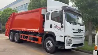 Factory Price FAW 6x4 15m3 Heavy duty Compactor Garbage Truck for Municipal waste collection service