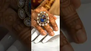 Royal Multicolor Stone Cocktail Ring 💍 #ring #goldrings #ashtijewels #explore