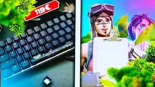 J'ai testé l'un des MEILLEURS CLAVIER 60% DU MONDE 📋 sur Fortnite , et le résultat...( He' So Good🥵)