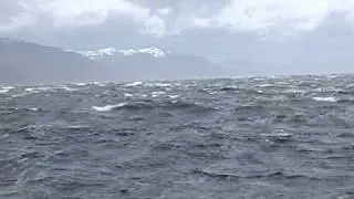 Artemisia 2 sailing in Magellan Strait, Part 5, windy