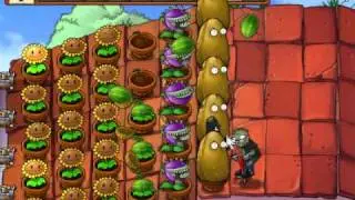 Plants vs Zombies - Pogo Party with 6 plants