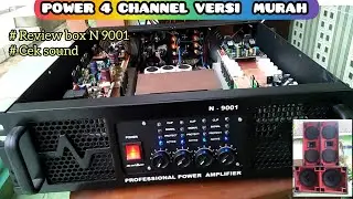 Review Power 4 Channel Versi Murah | Review Box N9001