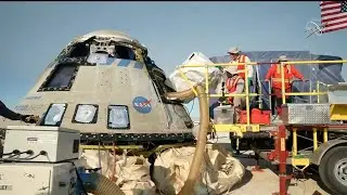 NASA Boeing Starliner OFT-2 De-Orbits and Lands, May 25, 2022