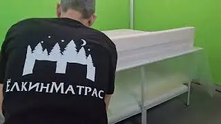 Процесс сборки матраса 