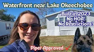 Waterfront home near Lake Okeechobee. NO HOA NO LOT RENT! Completely financeable! Built in 2023!