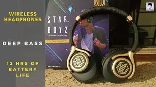 Nu republic Starboy 2 Wireless Headphone unboxing and review | Deep Bass