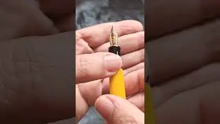 Jinhao 100 / Diamine Sepia - Yellow #2/3 [ENG SUB]