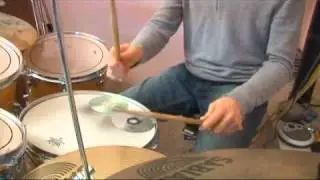 Drums: Rock Shuffle With 16th Notes