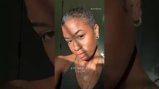 Cheers to #BigChop 3, y&rsquo;all ready for this hair journey!!😃🎊 #shorthaircuts #naturalhair