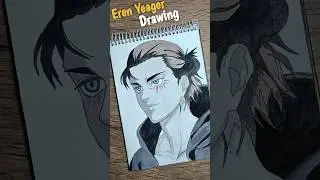 Eren Yeager Drawing With doom's watercolor. #shorts #artvideo