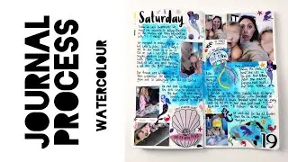 Journalling Process 22 | Watercolour and Simple Stories Full Bloom Collection