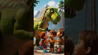 The Friendly T-Rex: A Heartwarming Dinosaur Story! 🦖💖 | Kids Adventure & Life Lesson