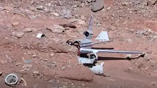SCRATCH-BUILT RC DC-10 EDF JET GOES DOWN HARD! TOTAL LOSS!
