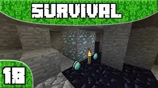 THE DIAMOND CAVE! // Minecraft Survival Let's Play (1.12.2) #18