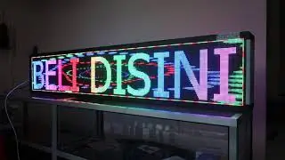 Running Text / VideoTron 40x200Cm High Resolutions Outdoor