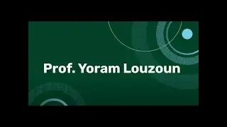 Machine learning and graph algorithms application in medicine and biology, Yoram Louzoun