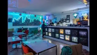 Lounge Bar in St. Petersburg, Russia (Diskette Lounge)