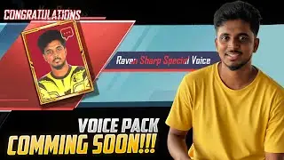 RAVEN SHARP VOICE PACK IN BGMI | THANK YOU GUYS FOR THE SUPPORT