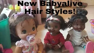 New Babyalive Hair styles!