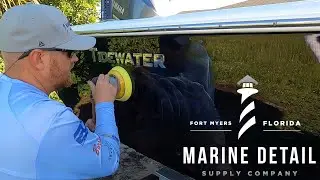 How to: Fiberglass Gelcoat Boat Scratch Repair / Compound / Polish / Ceramic Coat Prep