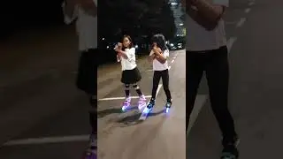 Joget Sepatu Roda bareng-bareng yuk!! 【AIRADE】 #shorts #rollerskating #inlineskate #skating