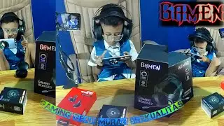 GAMEN gaming gear murah kualitas WOW, game berat hp kentang WAJIB