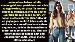 Meine Eltern haben mir die Studiengebühren gestrichen und mir gesagt  Verdiene dir dein Essen sel