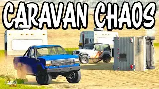Caravan Chaos Racing - Featuring Amy, Joe and Impega.
