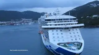 NORWEGIAN EPIC VS. REGAL PRINCESS FOGHORN BATTLE