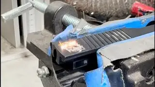 Цевье Tisas B9R и AR-15 Cerakote &mdash; Vortex Bronze, лазерная гравировка логотипов, подготовка к показу