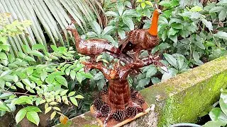 Coconut shell Peacocks  Show Piece/Coconut shell Craft Ideas.