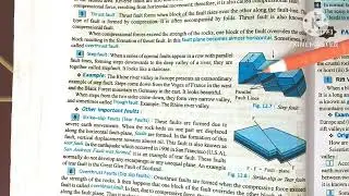 Chapter 12 | Faulting | Part 2 Types of Faults | Class 11 | wbbse