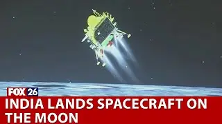 India lands spacecraft on the moon