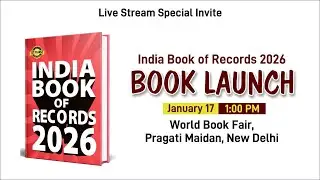 India Book of Records, 2026 Edition Book Launch || World Book Fair @Indiabookofrecordsofficial