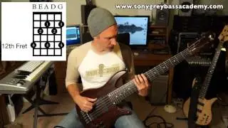 Major 7 Chord Tones and Tensions Free Bass Lesson 4