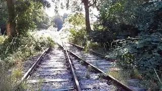 Die alte Bahnstrecke nach Blumendorf, in Bad Oldesloe.