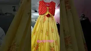 Long frock coat model@treanding dezion 😘 yellow and Merun combination @fashion