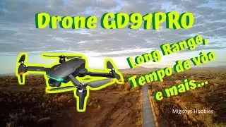 Global drone GD91PRO Calibra&ccedil;&atilde;o, Long range, tempo de v&ocirc;o e mais testes
