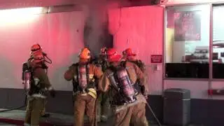 LAFD / Gas Station Fire