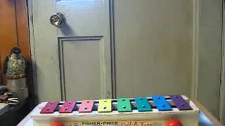 Sale Item Demo - Fisher Price Pull-A-Tune Xylophone - 1964 Edition