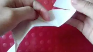 how to fold a crane egg/ love knot (3d pyramid shape like lucky stars)