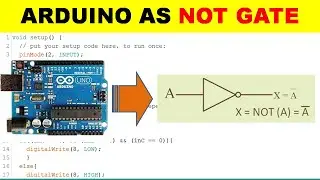 {745} Создание вентиля НЕ с помощью Arduino || Инвертор с помощью Arduino